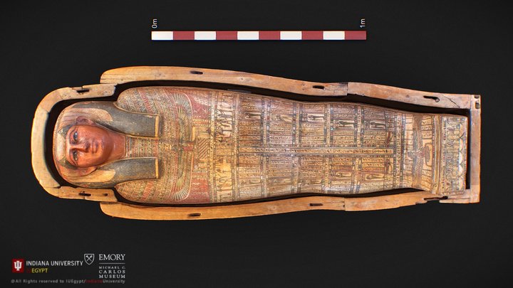 Nested Coffins Iawttasheret 3D Model